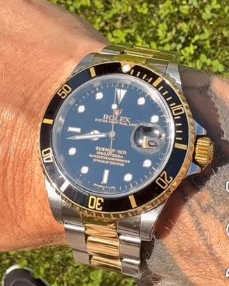 Rolex Submariner acciaio e oro mai lucidato