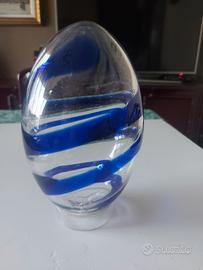 Grande Scultura Vetro Soffiato B. Rönnqvist