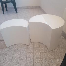 tavoli  a forma di luna 