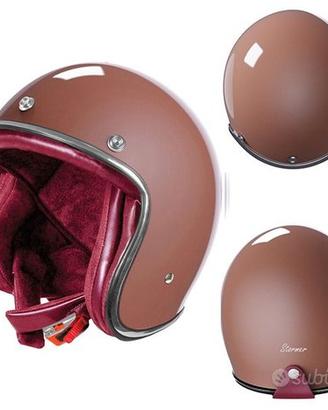 CASCO JET MOTO CAFE RACER CUSTOM QUARTZ VINTAGE
