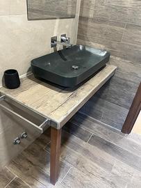 Kit sanitari bagno stile moderno col. nero. 300 €