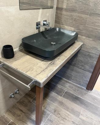 Kit sanitari bagno stile moderno col. nero. 300 €