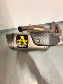 Ktm rc390 2024 scarico arrow evolution titanio
