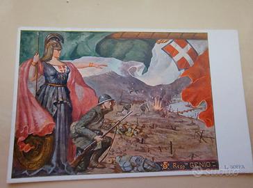 Cartolina Militare 1920 - 2° Reggimento Genio (Ill