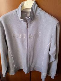 Tuta Felpa e pantalone da donna grigia cotone