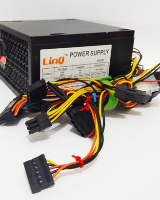 Alimentatore ventilato 600W per PC