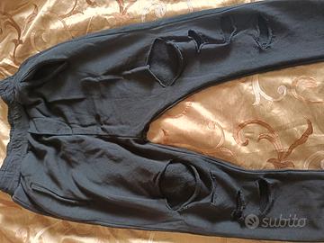 Pantaloni tuta strappati S