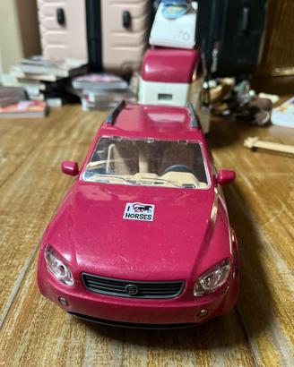 Schleich auto con van trailer trasporto cavalli