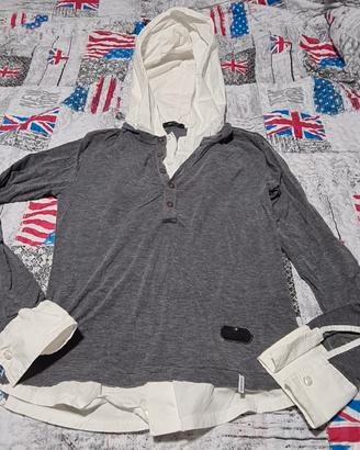 Maglia Angel Devil con capuccio taglia S