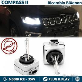 2 Lampadine BI-Xenon D3S 6000K per JEEP Compass 2