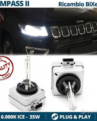 2 Lampadine BI-Xenon D3S 6000K per JEEP Compass 2