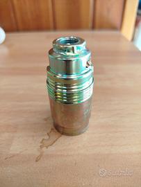 Portalampada E14 ottone 