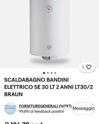 Scaldabagno  bandini