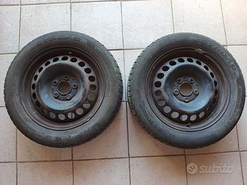 2 cerchi da 16 pollici con pneumatici  205/55-R16