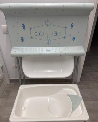 Fasciatoio con vaschetta bagnetto - CHICCO