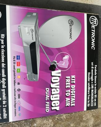 Antenna parabolica con decoder