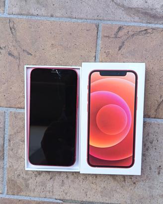 iPhone 12 mini 128 GB (PRODUCT)RED- Con scatola 