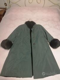 Cappotto donna Skin pelliccia rimovibile 46