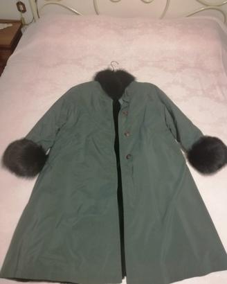 Cappotto donna Skin pelliccia rimovibile 46