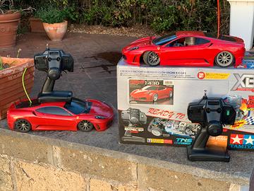 2X Tamiya f430 a scoppio scala 1/10 nuova