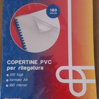 Risma copertine pvc 100 fogli a4 180