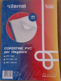 Risma copertine pvc 100 fogli a4 180