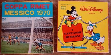 Pellicole 8mm Coppa Rimet Messico 1970 e Walt Disn