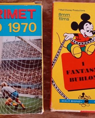 Pellicole 8mm Coppa Rimet Messico 1970 e Walt Disn