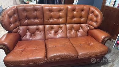 Divano in vera pelle 