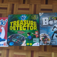 3 giochi :Indovido' , Chrono bomb, treasure detect