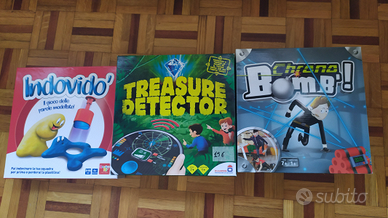 3 giochi :Indovido' , Chrono bomb, treasure detect