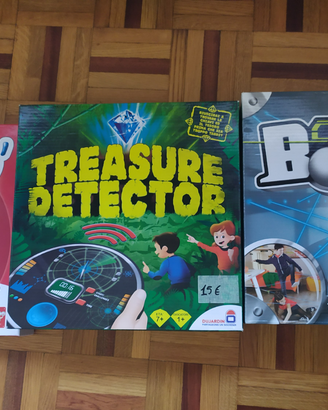 3 giochi :Indovido' , Chrono bomb, treasure detect
