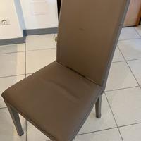 Set 6 pezzi Sedie Ecopelle Maison Du Monde