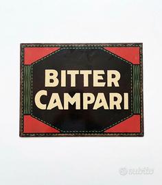 3 targhe metallo Campari San Pellegrino e Ducati