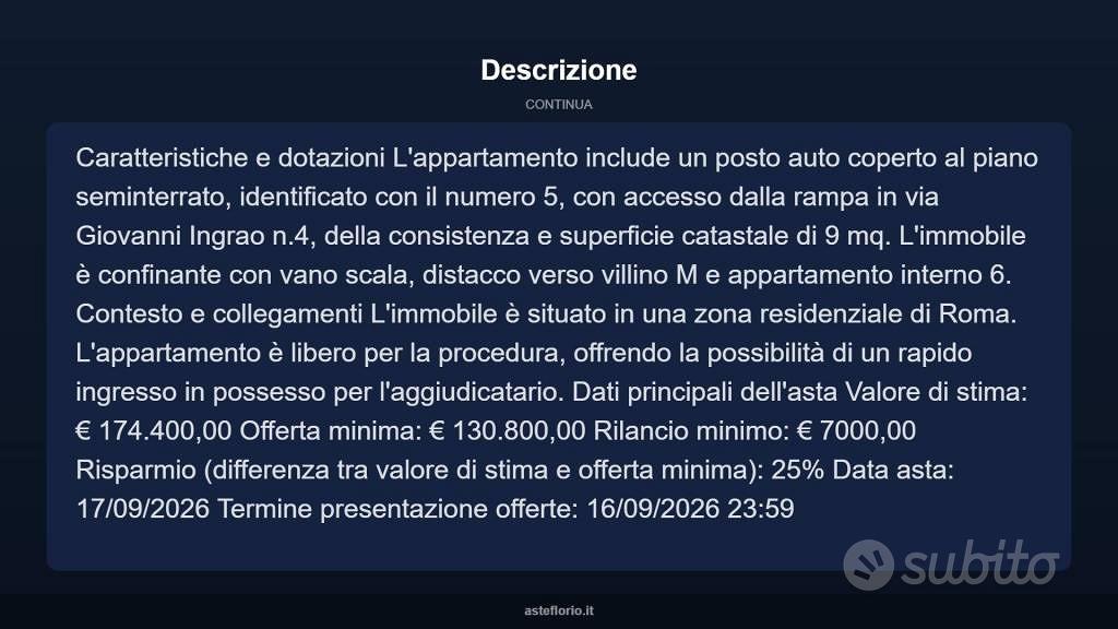 Appartamento – Roma, Lido di Ostia Ponente - Altro