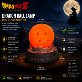 Lampada Dragon Ball Z 3D LED Artigianale 15 cm