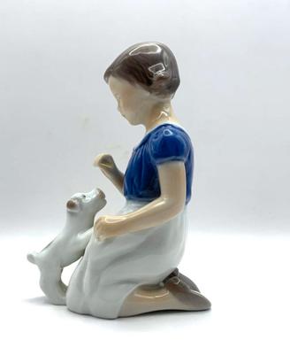 BING & GRONDAHL - Soprammobile Bimba col Cane