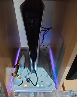 ps5 slim digital + dual sense + base ricarica