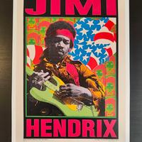 Poster "Jimi Hendrix" Vintage