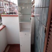 Colonna bagno multiuso bianco lucido