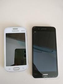 n. 2 smartphone huawei samsung
