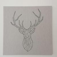 quadro Ikea stile montagna con cervo