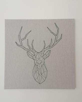 quadro Ikea stile montagna con cervo