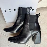 Stivaletto donna Topshop vera pelle N.37