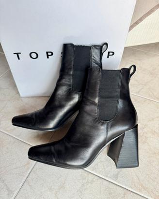 Stivaletto donna Topshop vera pelle N.37