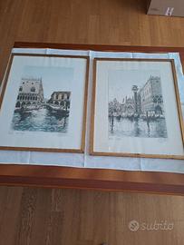 2 dipinti vintage  Venezia