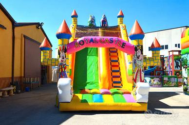 Scivolo Gonfiabile Castello per Parchi Gioco