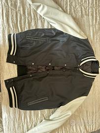 College con maniche in pelle