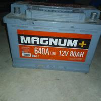 Batteria auto Magnum plus 80 ah 640 a 12v