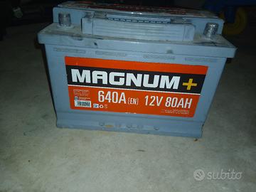 Batteria auto Magnum plus 80 ah 640 a 12v